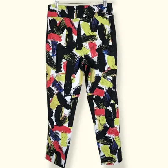 🍁Joseph Ribkoff Abstract Brushstroke Pants - Picture 2 of 5